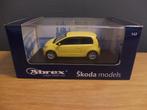 1:43 Abrex Skoda Citigo 3-deurs geel, Ophalen of Verzenden, Nieuw, Auto
