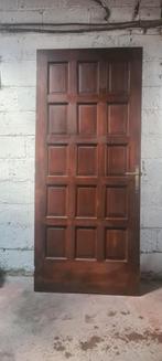 Porte en chêne, Bricolage & Construction, Châssis & Portes coulissantes, 75 à 150 cm, Comme neuf, Enlèvement, Autres types