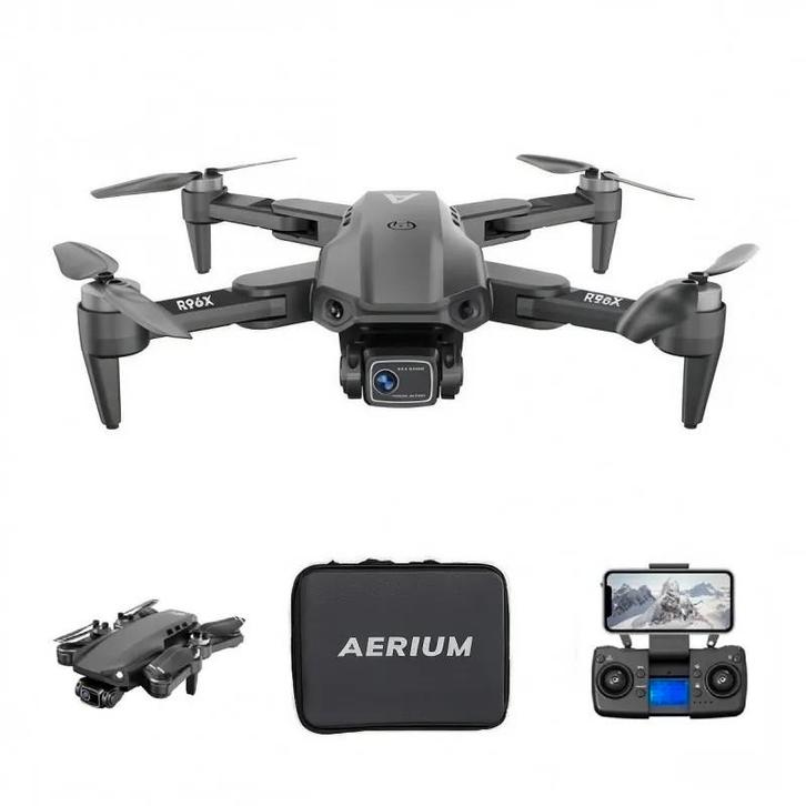 Nouveau dans la boîte : drone GPS à double caméra AERIUM R96, TV, Hi-fi & Vidéo, Drones, Enlèvement ou Envoi
