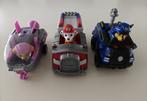 Paw Patrol - 3 voertuigen met figuurtje, Ophalen, Gebruikt