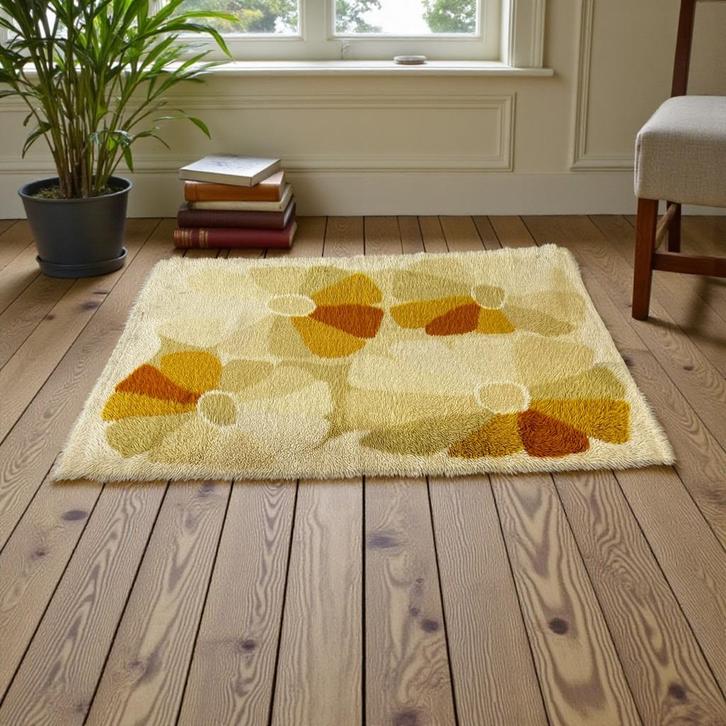 Vintage DESSO tapijt / vloerkleed, Huis en Inrichting, Stoffering | Tapijten en Vloerkleden, Gebruikt, Bruin, Ophalen of Verzenden