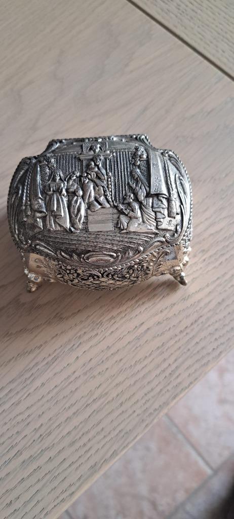 Tinnen juwelendoosjes, Antiek en Kunst, Antiek | Woonaccessoires, Ophalen