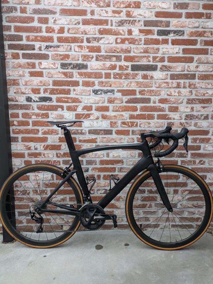 Carbon koersfiets heren, Fietsen en Brommers, Fietsen | Racefietsen, Zo goed als nieuw, Heren, Overige merken, 10 tot 15 versnellingen