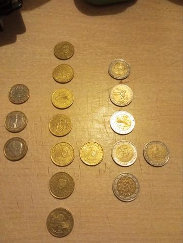 Lot euromunten , eurocenten 