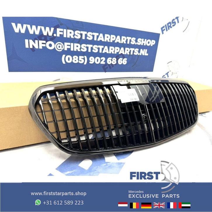 W223 MAYBACH BUMPER GRIL S KLASSE ORIGINEEL A2238801303 MERC, Auto-onderdelen, Overige Auto-onderdelen, Mercedes-Benz, Gebruikt