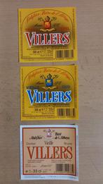Etiquettes bière Villers(209), Collections, Enlèvement ou Envoi