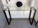 Wandtafel, Huis en Inrichting, Tafels | Sidetables, Ophalen, Zo goed als nieuw, Glas