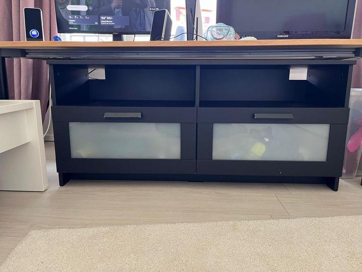 Modern Zwart TV-meubel, Doe-het-zelf en Bouw, Werkbanken, Gebruikt, Ophalen