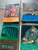 4 oude leerboeken geschiedenis, Verzamelen, Speelkaarten, Jokers en Kwartetten, Ophalen, Gebruikt