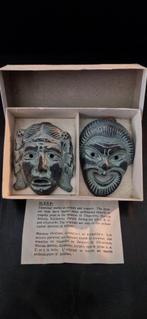 2 masques de tragédie et de comédie, Antiquités & Art, Curiosités & Brocante, Enlèvement