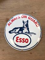 Esso emaille reclamebord, Ophalen of Verzenden, Zo goed als nieuw, Reclamebord