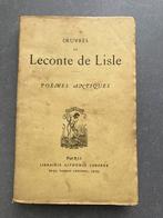 Oevre de leconte de Lisle   Poemes antiques1939, Enlèvement ou Envoi