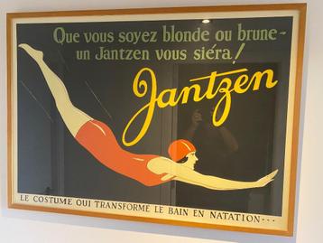 Art Deco Poster Badpak reclame