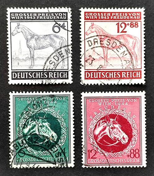Deutsches Reich: Großer Preis von Wien 1943-1944, Timbres & Monnaies, Timbres | Europe | Allemagne, Affranchi, Autres périodes