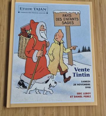 Kuifje zeldzame verkoopcatalogus Etude Tarjan 1988 beschikbaar voor biedingen
