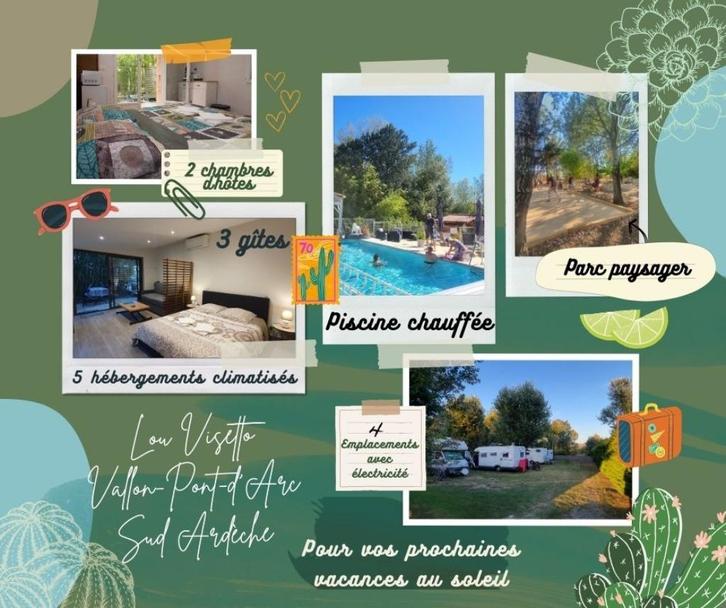 Gîtes 3* et chambres d'hôtes  à Vallon-Pont-d'Arc (France), Vakantie, Vakantiehuizen | Frankrijk, Ardèche of Auvergne, Overige typen