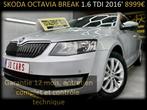 SKODA OCTAVIA BREAK 1.6 TDI 110 ‼️GARANTIE 1 AN CTOK‼️, Voorwielaandrijving, Stof, 4 cilinders, 5 deurs