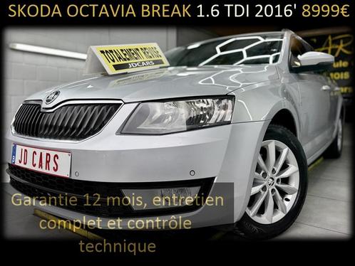 SKODA OCTAVIA BREAK 1.6 TDI 110 ‼️GARANTIE 1 AN CTOK‼️, Auto's, Skoda, Bedrijf, Te koop, Octavia, ABS, Airbags, Airconditioning