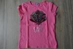 Roze T-shirt schelp JBC maat 128, Kinderen en Baby's, Kinderkleding | Maat 128, Meisje, Gebruikt, Ophalen of Verzenden, Shirt of Longsleeve