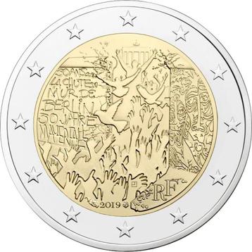 2 euro Frankrijk 2019 - Val Berlijnse Muur (UNC) beschikbaar voor biedingen