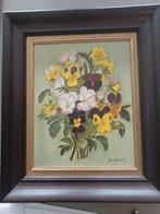 Schilderij bloemen, Antiek en Kunst, Ophalen of Verzenden