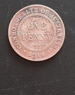 Australia ONE PENNY 1914 Brons, Verzenden, Losse munt