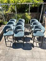 Stoffen Barkrukken zo goed als nieuw, Huis en Inrichting, Barkrukken, 5 krukken of meer, Met voetsteun, 60 tot 90 cm, Zo goed als nieuw