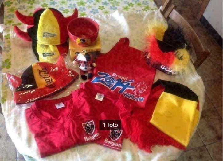Supporterspakket rode Duivels, Verzamelen, Sportartikelen en Voetbal, Ophalen of Verzenden