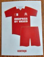 Panini Football 2010 Home shirt Kortrijk nr 231 zeldzaam, Ophalen of Verzenden, Zo goed als nieuw, Sticker