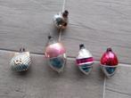 5 ajeko kerstballen retro, Ophalen of Verzenden, Zo goed als nieuw