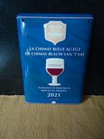 Chimay  blauw 2021 rechthoekig metaalbord, Verzamelen, Biermerken, Ophalen of Verzenden, Nieuw, Reclamebord, Plaat of Schild, Overige merken