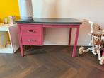Vintage metalen bureau, Huis en Inrichting, Ophalen, Gebruikt, Bureau