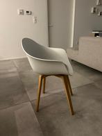 Design Living stoelen, Maison & Meubles, Chaises, Bois, Enlèvement, Design mordern, Blanc