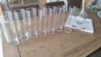 Lot 7 vases cylindriques verre H30 cm déco table mariage, Hobby en Vrije tijd, Feestartikelen, Gebruikt, Ophalen