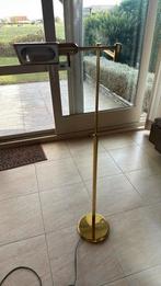 Goudkleurige staanlamp- uitschuifbaar tot ongeveer 1,50m, Ophalen, Zo goed als nieuw, Metaal, 100 tot 150 cm
