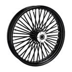 Fat spokes voorwiel zwart 3.50 x 21 dubbele remschijf, Motoren, Ophalen, Petroleumhavenweg 26, Info@taco-motos.com, Nieuw