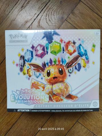 Pokémon Coffret Dresseur d’élite Évolutions Prismatiques 8.5 beschikbaar voor biedingen