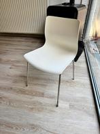 6 witte Ikea stoelen goede staat, Ophalen, Kunststof, Gebruikt, Wit