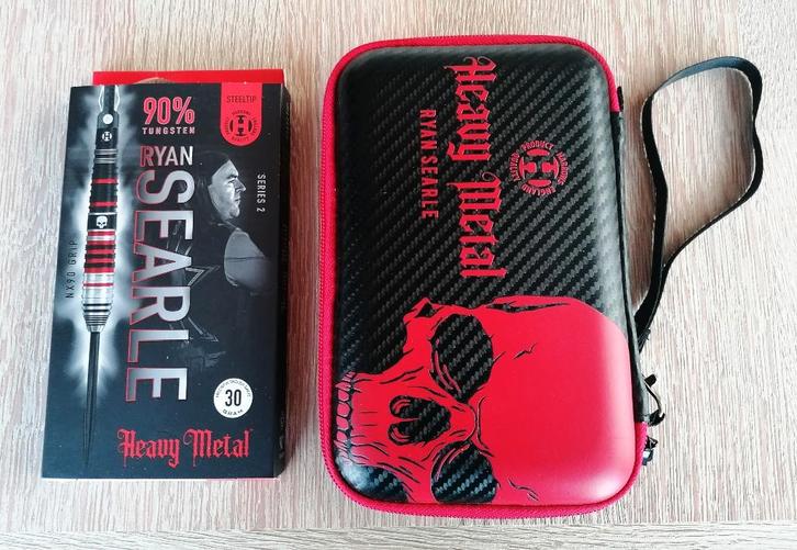 Harrows Ryan Searle V2 90% 30 gram & Case, Sport en Fitness, Darts, Zo goed als nieuw, Pijlen, Ophalen of Verzenden