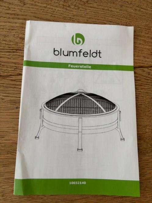 Blumfeldt Mithras - Zwarte vuurschaal – NIEUW / NOG VERPAKT, Tuin en Terras, Fakkels, Nieuw, Ophalen