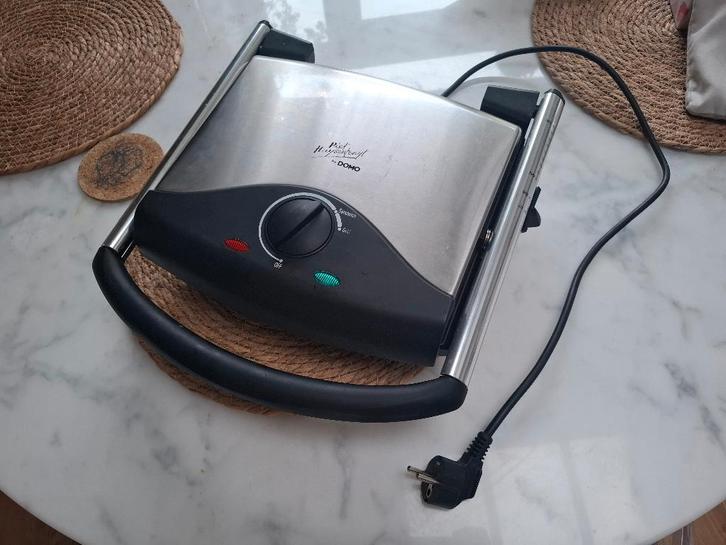 Gril de contact Domo Piet Huysentruyt, Electroménager, Grils de contact, Utilisé, Enlèvement