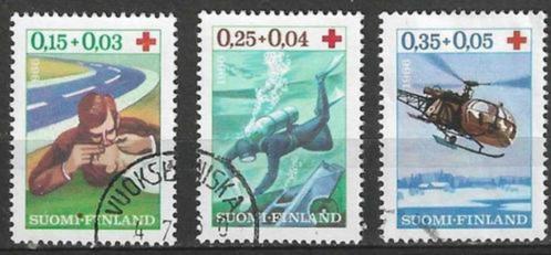 Finland 1966 - Yvert 580-582 - Rode Kruis - Tussenkomst (ST), Timbres & Monnaies, Timbres | Europe | Scandinavie, Affranchi, Finlande