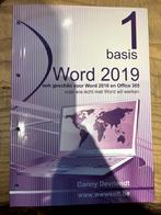 WORD 2019 BASIS 1 - 2019, Informatica en Computer, Danny Devriendt, Ophalen of Verzenden, Zo goed als nieuw