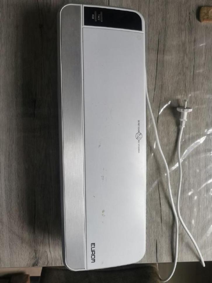 Eurom Wall Designheat 2000 keramische verwarming muurmodel, Doe-het-zelf en Bouw, Verwarming en Radiatoren, Thermostaat, Ophalen