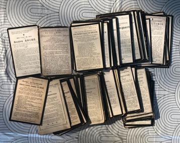 Lot 110 cartes de prière de Berlare 1900 - 1926