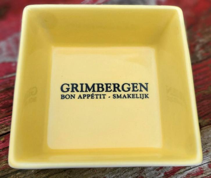 Grimbergen kaaspotje, Verzamelen, Biermerken, Zo goed als nieuw, Ophalen of Verzenden