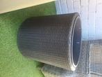 Rotan bloembak 50x50, Tuin en Terras, Ophalen, Kunststof, Minder dan 60 cm, Rond