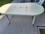 Tuintafel, Tuin en Terras, Tuintafels, Ophalen, Gebruikt, Ovaal, Kunststof