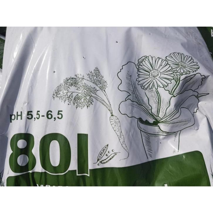 Potgrond (teelaarde/potaarde) 80 liter/zak / GRATIS LEVERING, Tuin en Terras, Aarde en Mest, Potgrond, Ophalen of Verzenden