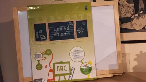 Groot krijtbord / whiteboard met luiken in nieuwstaat!, Diversen, Schoolborden, Nieuw, Krijtbord, Verzenden
